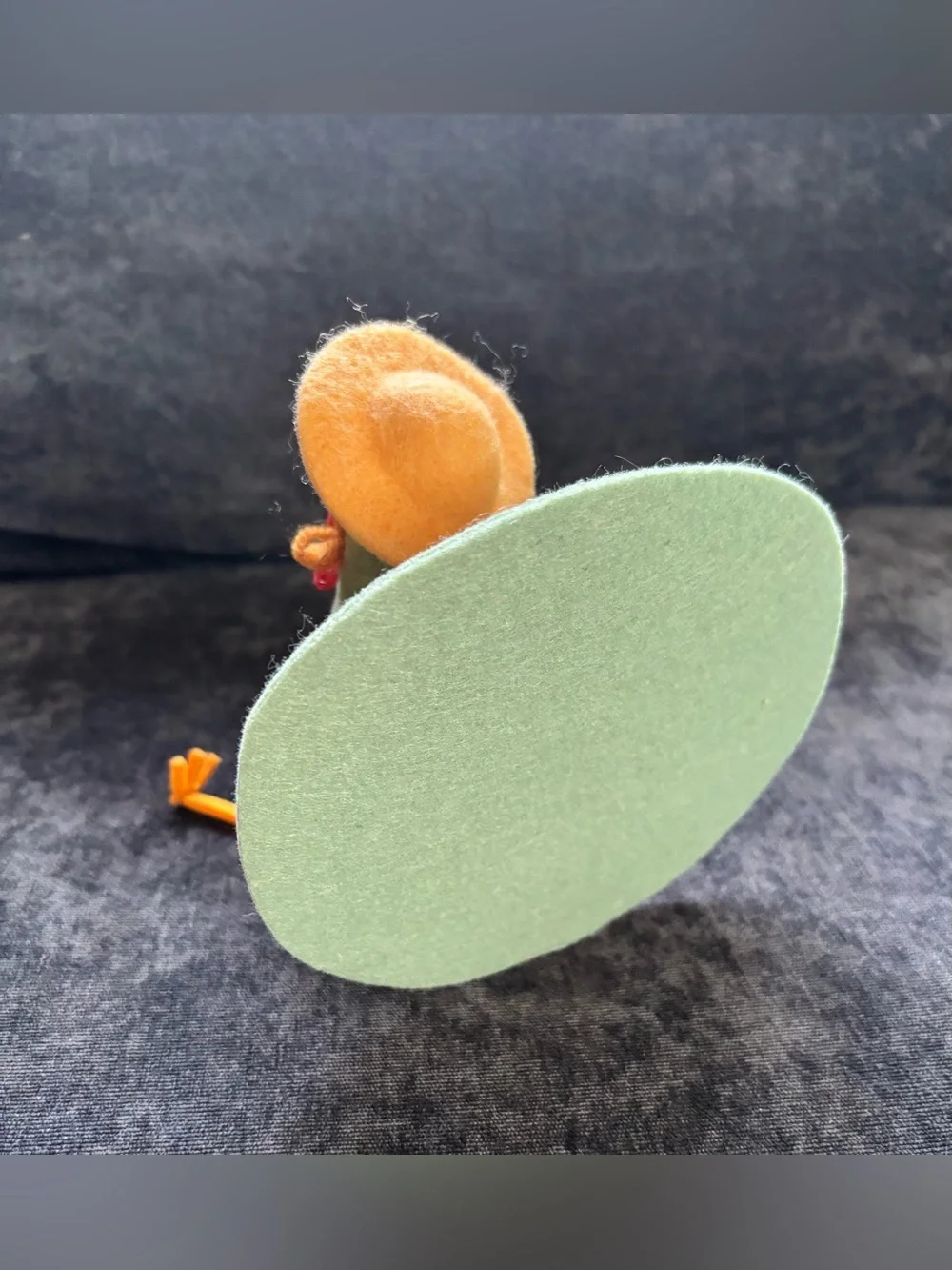 Decorative Green Felt Turkey Bird
